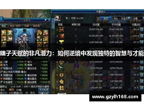 瞎子天赋的非凡潜力：如何逆境中发现独特的智慧与才能